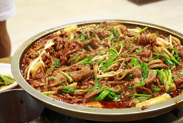 맛소문 오리불고기 매장 이미지