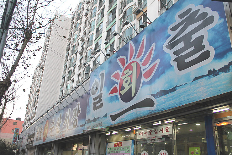 일출수산 매장 이미지