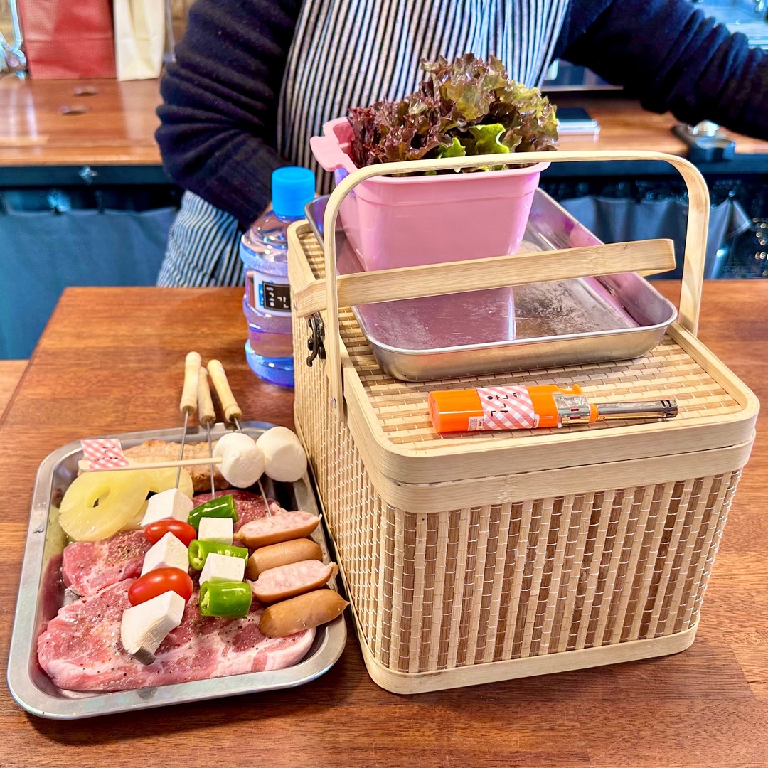 야외 바베큐 공간 매장 이미지