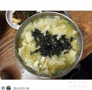 산월수제비 매장 사진, 서울특별시 강남구 삼성로 212