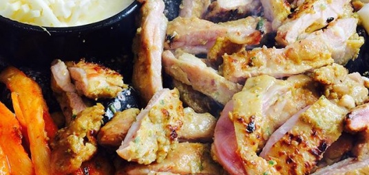 금강산숯불닭갈비막국수