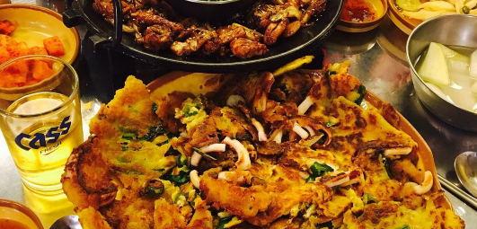 파전닭갈비