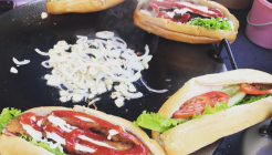 방비엥 샌드위치 매장 이미지