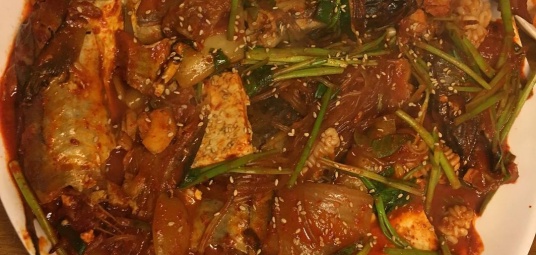타코네얼큰코다리탕