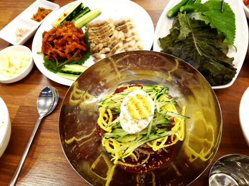 호당물총칼국수 사계절밀면 , 부산광역시 강서구 명지국제8로 289