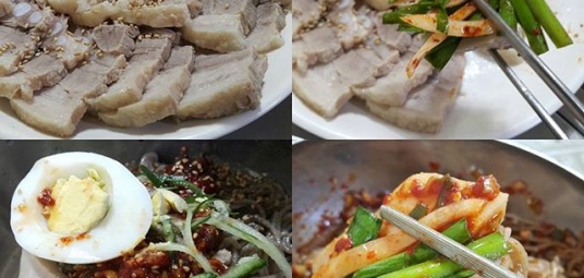 천일막국수
