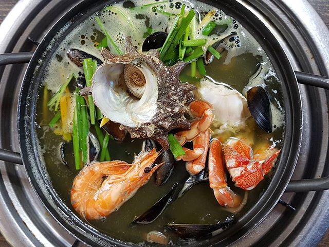 파도조개구이