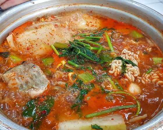 바다양푼이동태탕 순천조례점 , 전라남도 순천시 봉화2길 102