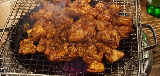 호박꿀고추장참숯화로구이
