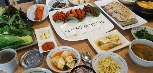 웰빙콩깍지두부요리