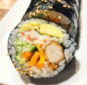 리얼김밥 매장 사진, 경기도 군포시 광정로 60 우주타운 