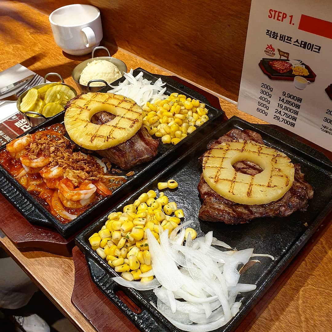 출처 : 헤비스테이크 강남역점 인스타그램 검색 결과