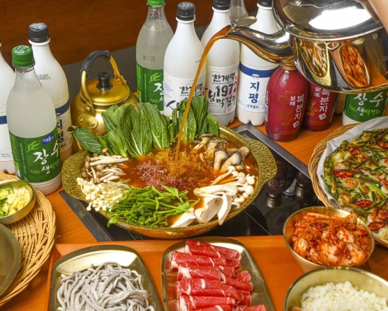 기장옥샤브칼국수 수원본점 , 경기도 수원시 권선구 세화로 86