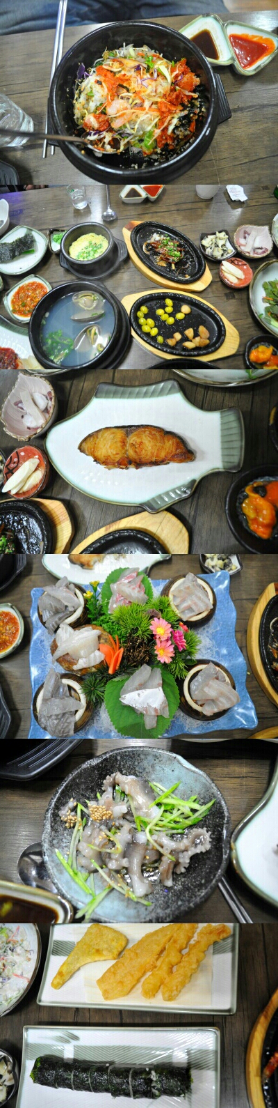 바위섬횟집 매장 방문 후 남겨주신 고객 리뷰 사진입니다.