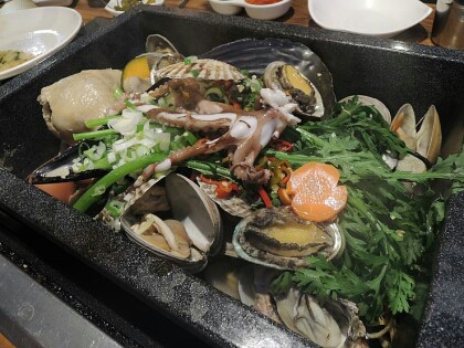 로꼬로꼬조개찜 매장 방문 후 남겨주신 고객 리뷰 사진입니다.
