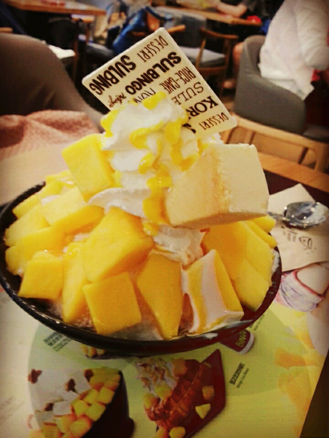 설빙 매장 방문 후 남겨주신 고객 리뷰 사진입니다.