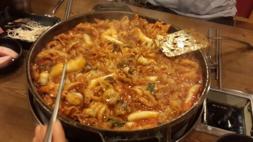 일미닭갈비파전 매장 방문 후 남겨주신 고객 리뷰 사진입니다.