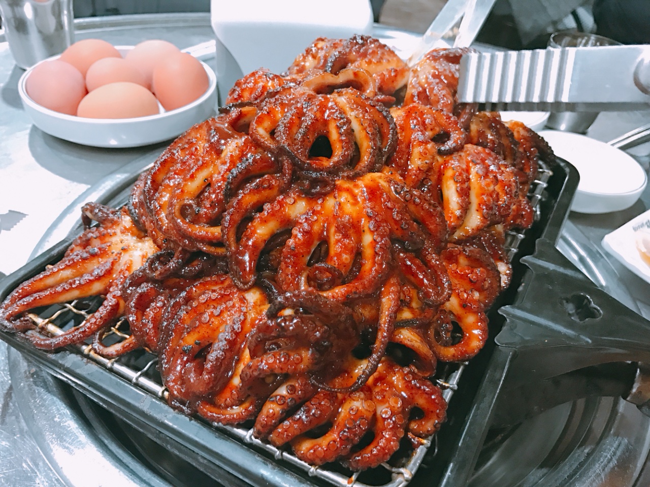 희야네석쇠쭈꾸미 매장 방문 후 남겨주신 고객 리뷰 사진입니다.