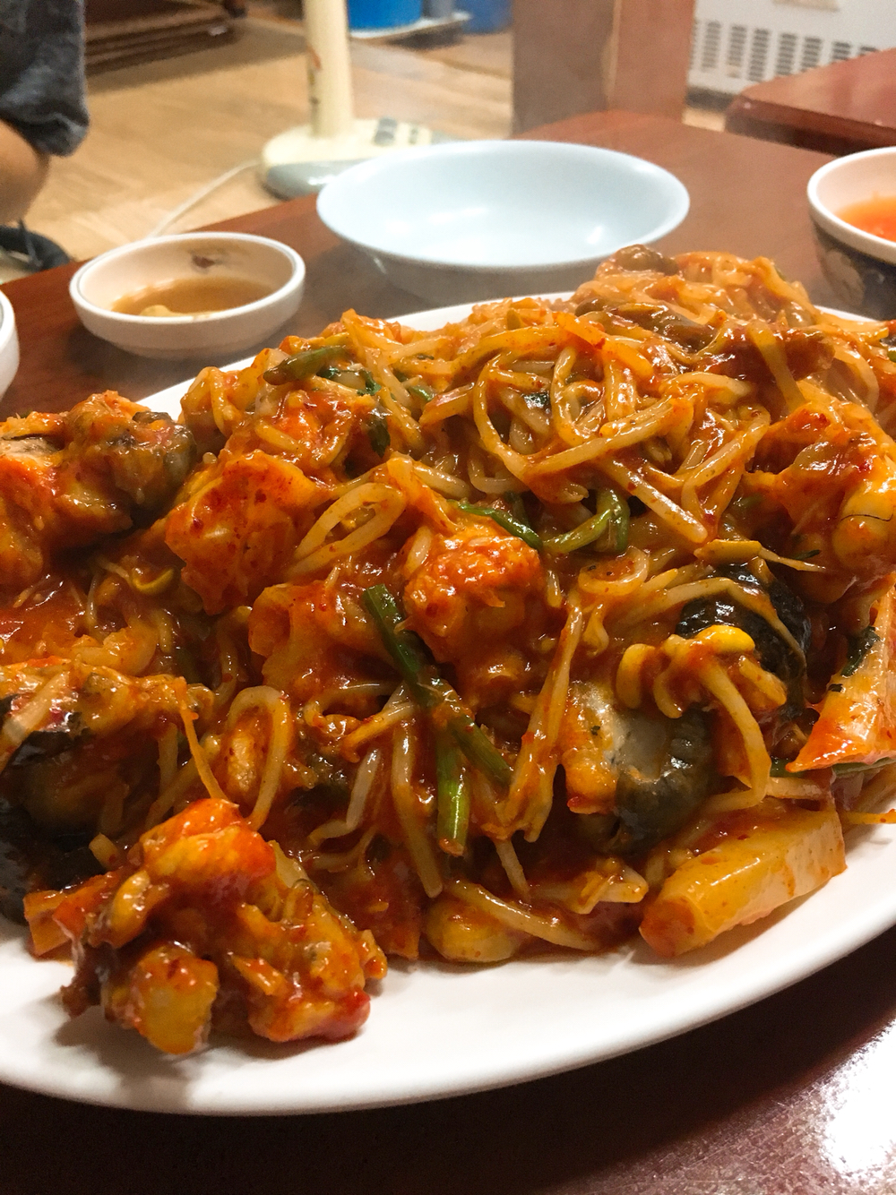 마산해물아구찜 통나무식당 매장 방문 후 남겨주신 고객 리뷰 사진입니다.