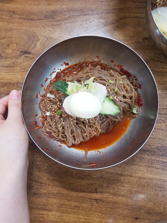 남경막국수 매장 방문 후 남겨주신 고객 리뷰 사진입니다.