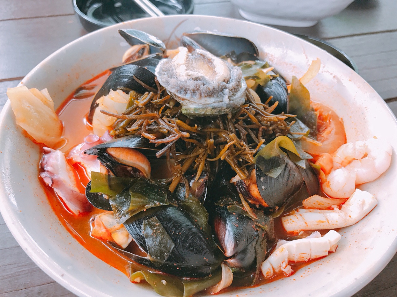 마라도해녀촌짜장 매장 방문 후 남겨주신 고객 리뷰 사진입니다.