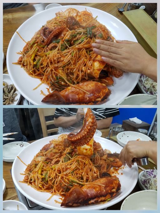 미래식당 매장 방문 후 남겨주신 고객 리뷰 사진입니다.