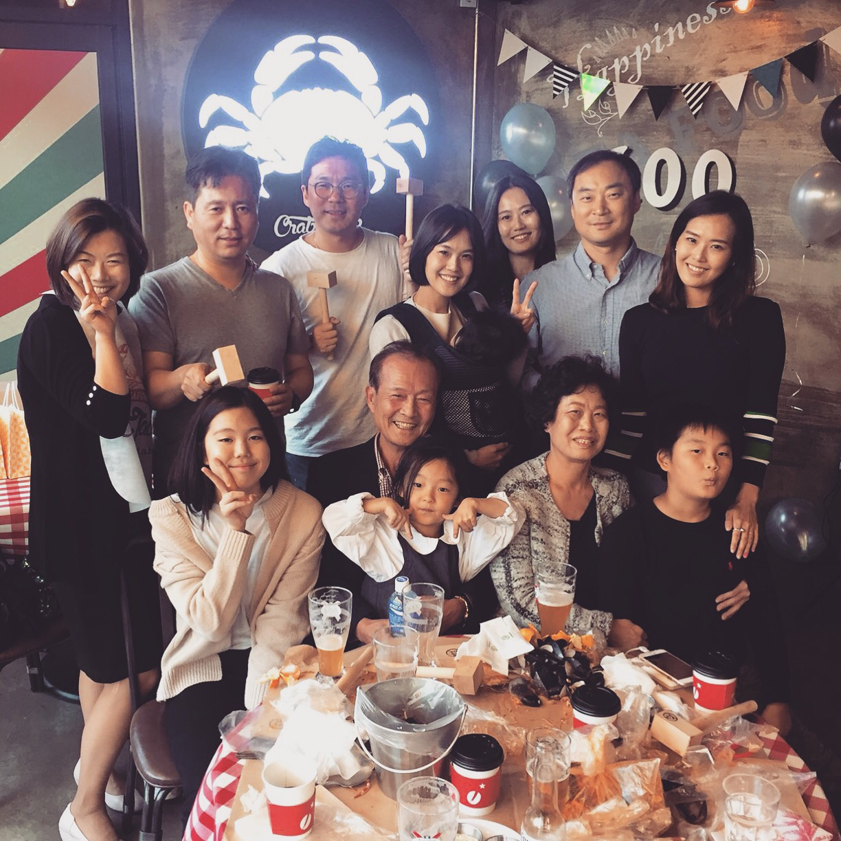 크랩잭 홍대점 매장 방문 후 남겨주신 고객 리뷰 사진입니다.