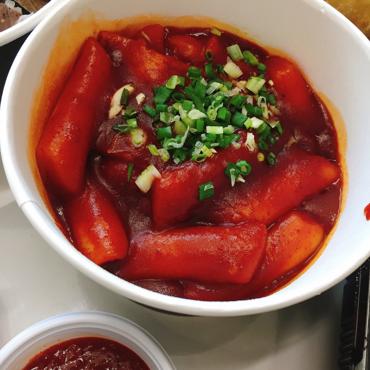 석관동떡볶이 매장 방문 후 남겨주신 고객 리뷰 사진입니다.