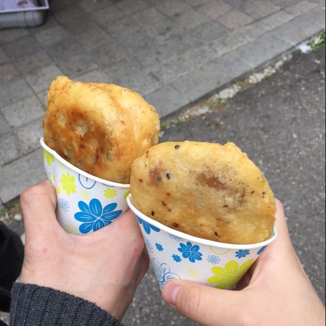삼청동호떡 매장 방문 후 남겨주신 고객 리뷰 사진입니다.