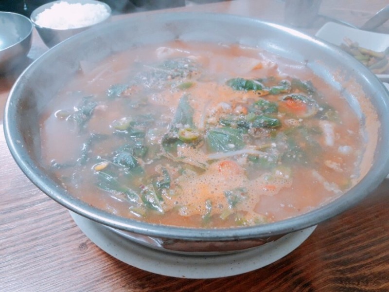 송강식당 매장 방문 후 남겨주신 고객 리뷰 사진입니다.