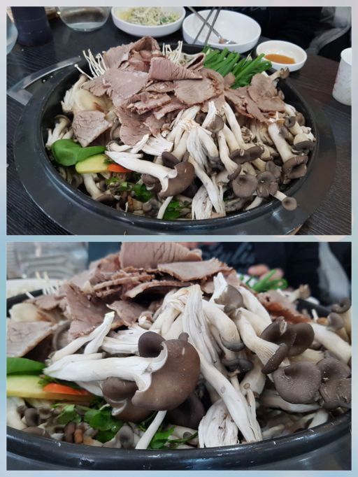 만두집 매장 방문 후 남겨주신 고객 리뷰 사진입니다.
