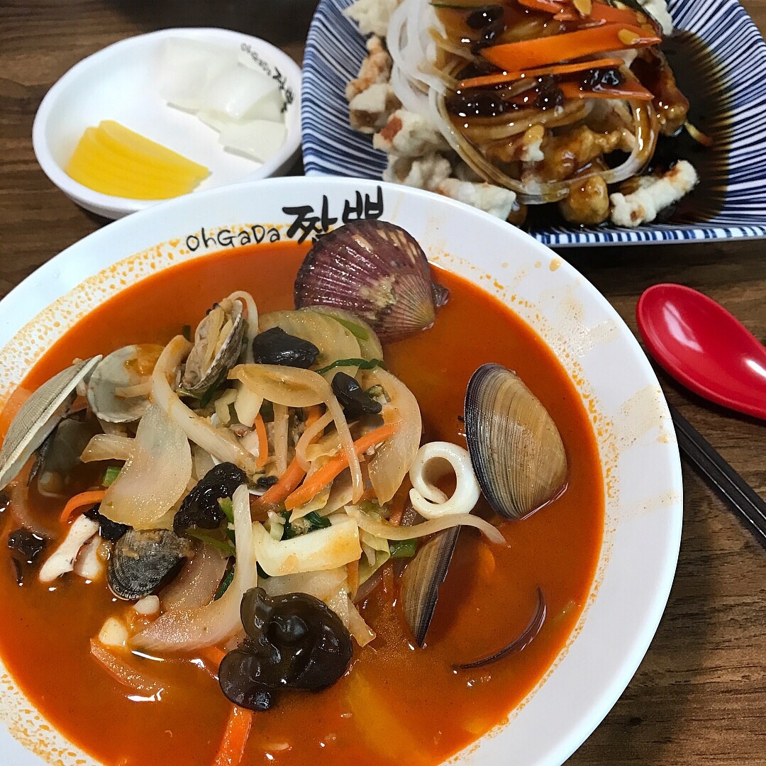 오가다짬뽕 매장 방문 후 남겨주신 고객 리뷰 사진입니다.