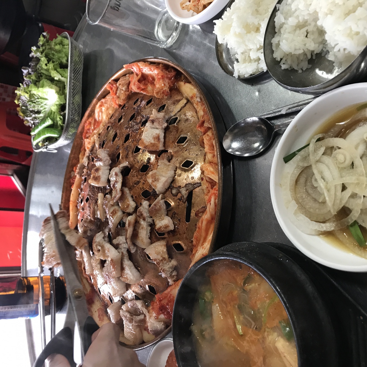 사랑방 참숯화로구이 매장 방문 후 남겨주신 고객 리뷰 사진입니다.