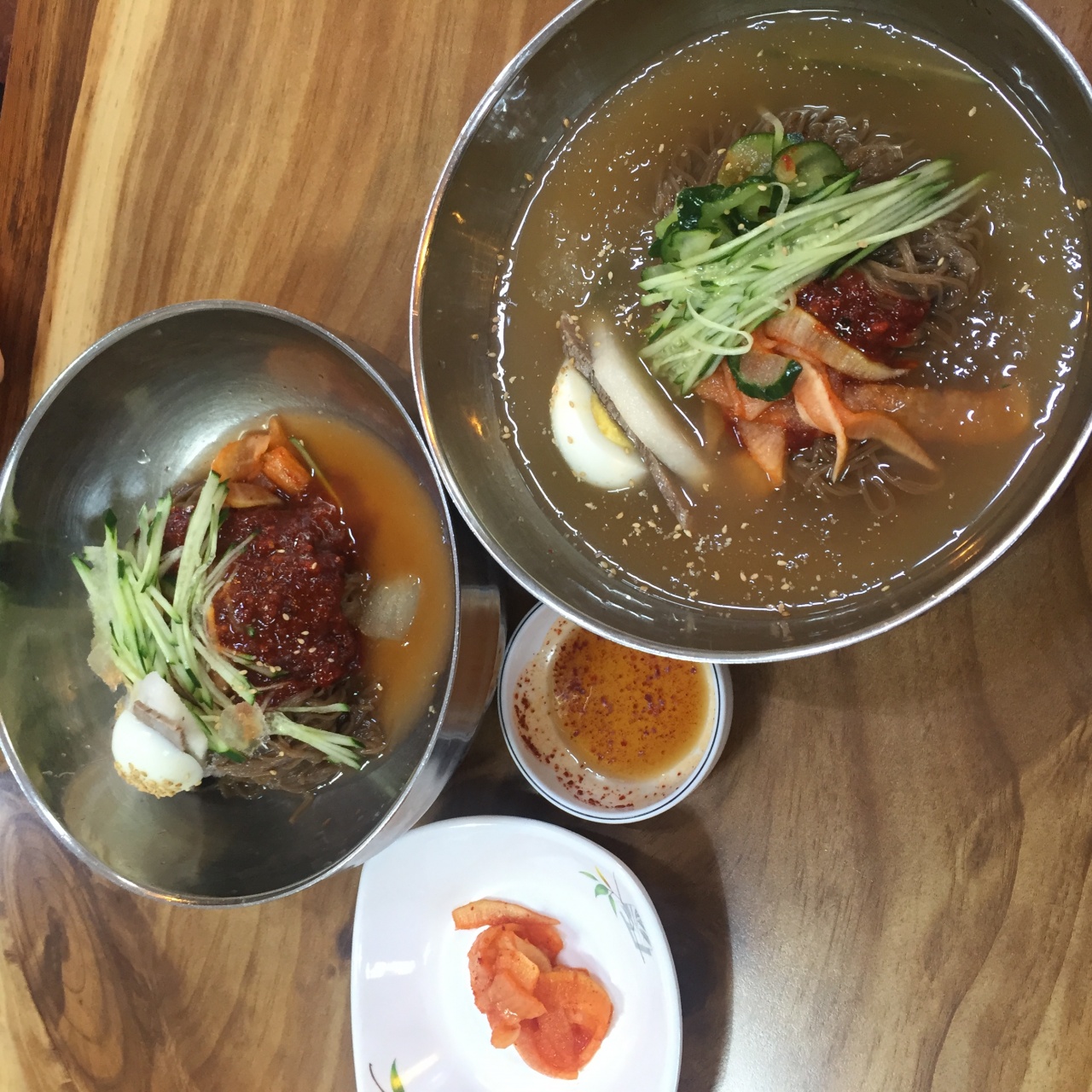 원산냉면 매장 방문 후 남겨주신 고객 리뷰 사진입니다.
