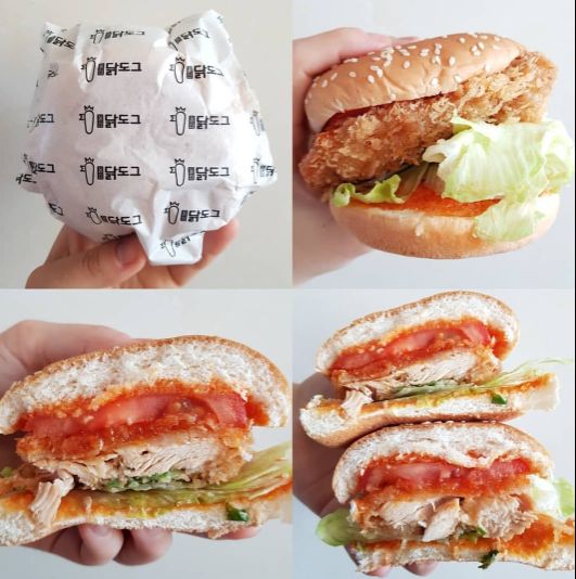 올립닭도그 광주수완점 매장 방문 후 남겨주신 고객 리뷰 사진입니다.