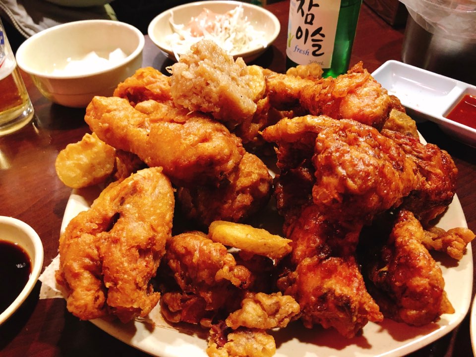 원조마늘통닭집 매장 방문 후 남겨주신 고객 리뷰 사진입니다.