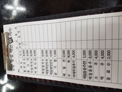 강릉송정해변막국수 매장 방문 후 남겨주신 고객 리뷰 사진입니다.