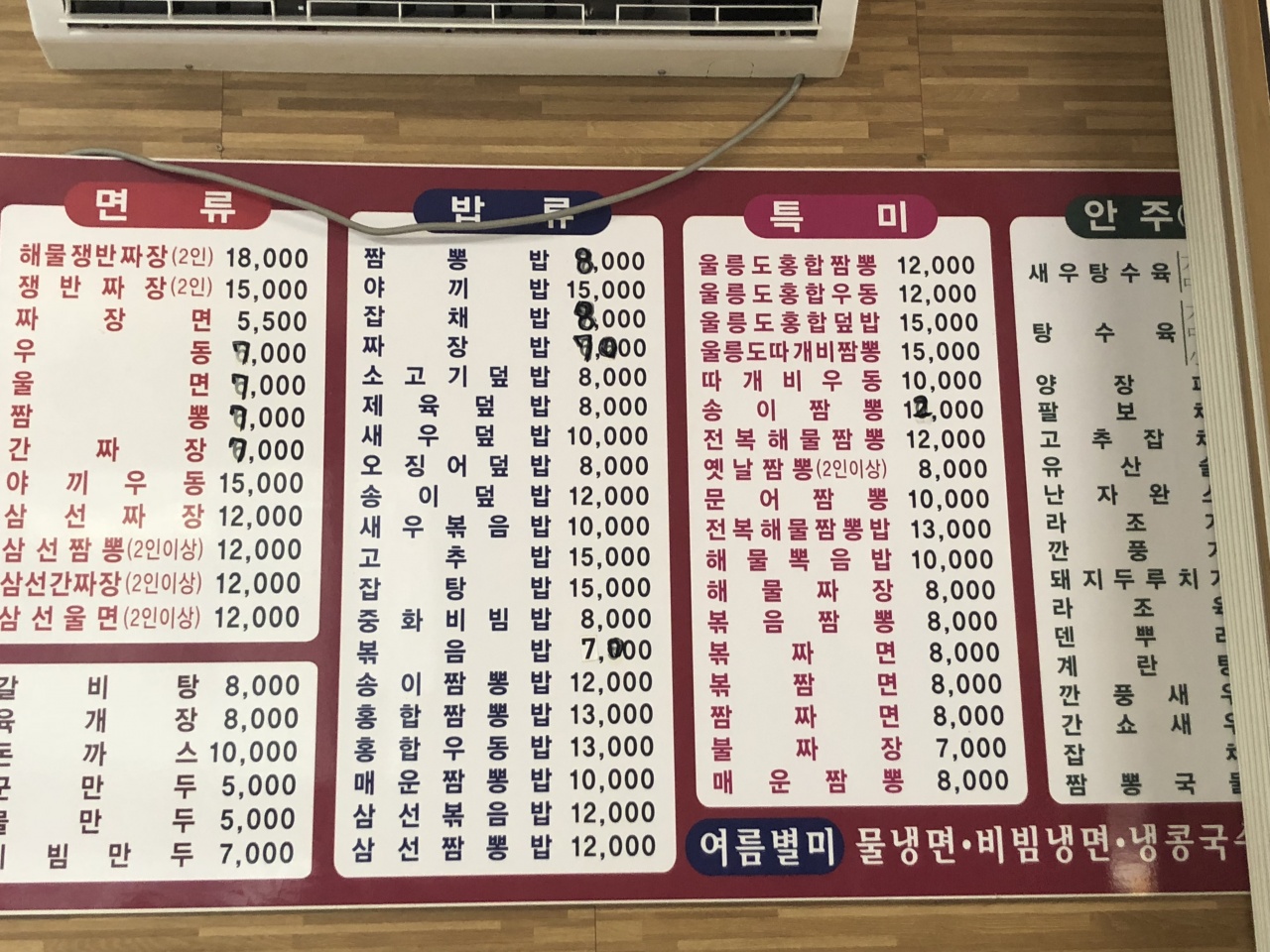 독도짬뽕점 매장 방문 후 남겨주신 고객 리뷰 사진입니다.
