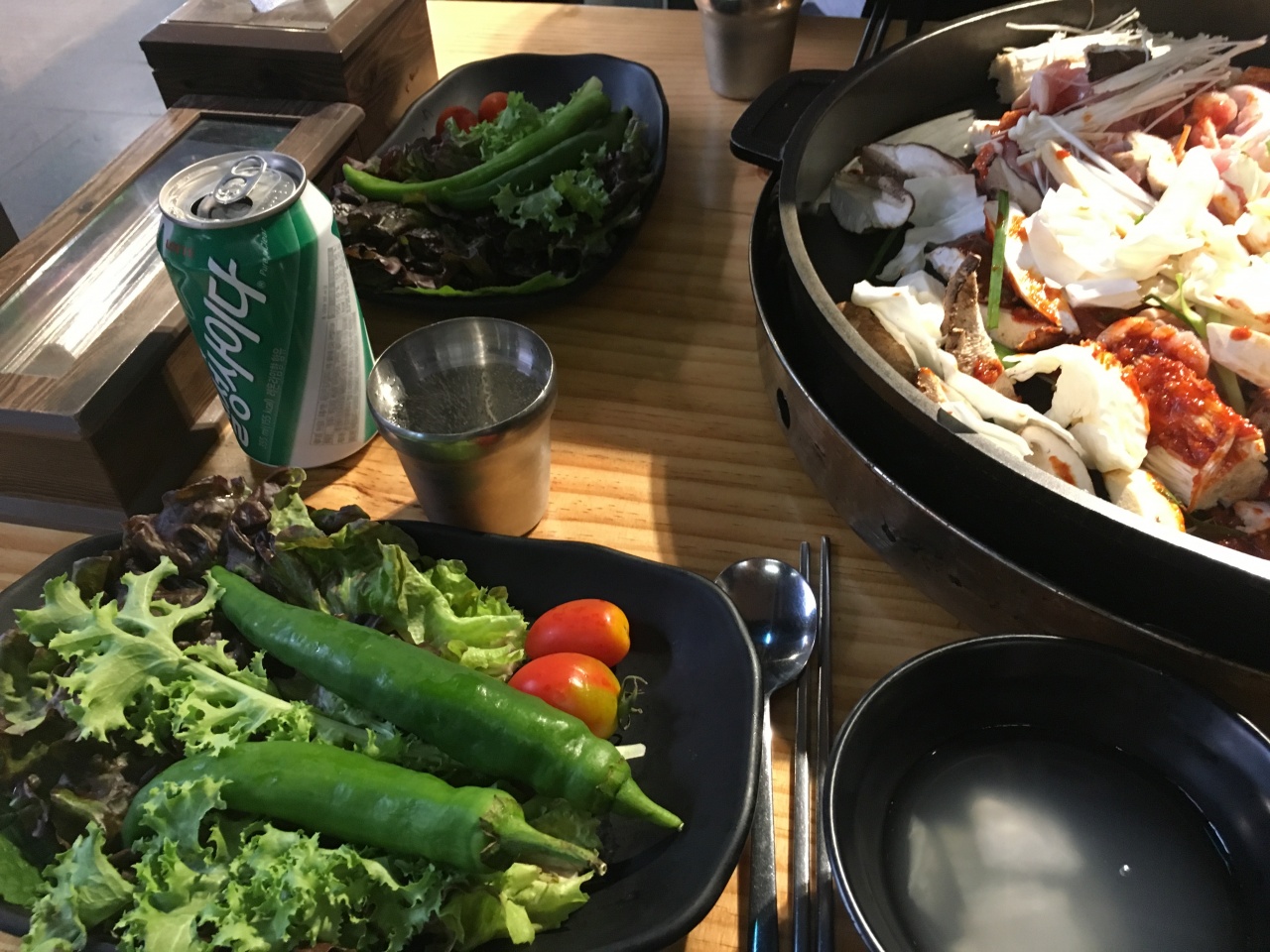 항아리닭갈비막국수 매장 방문 후 남겨주신 고객 리뷰 사진입니다.