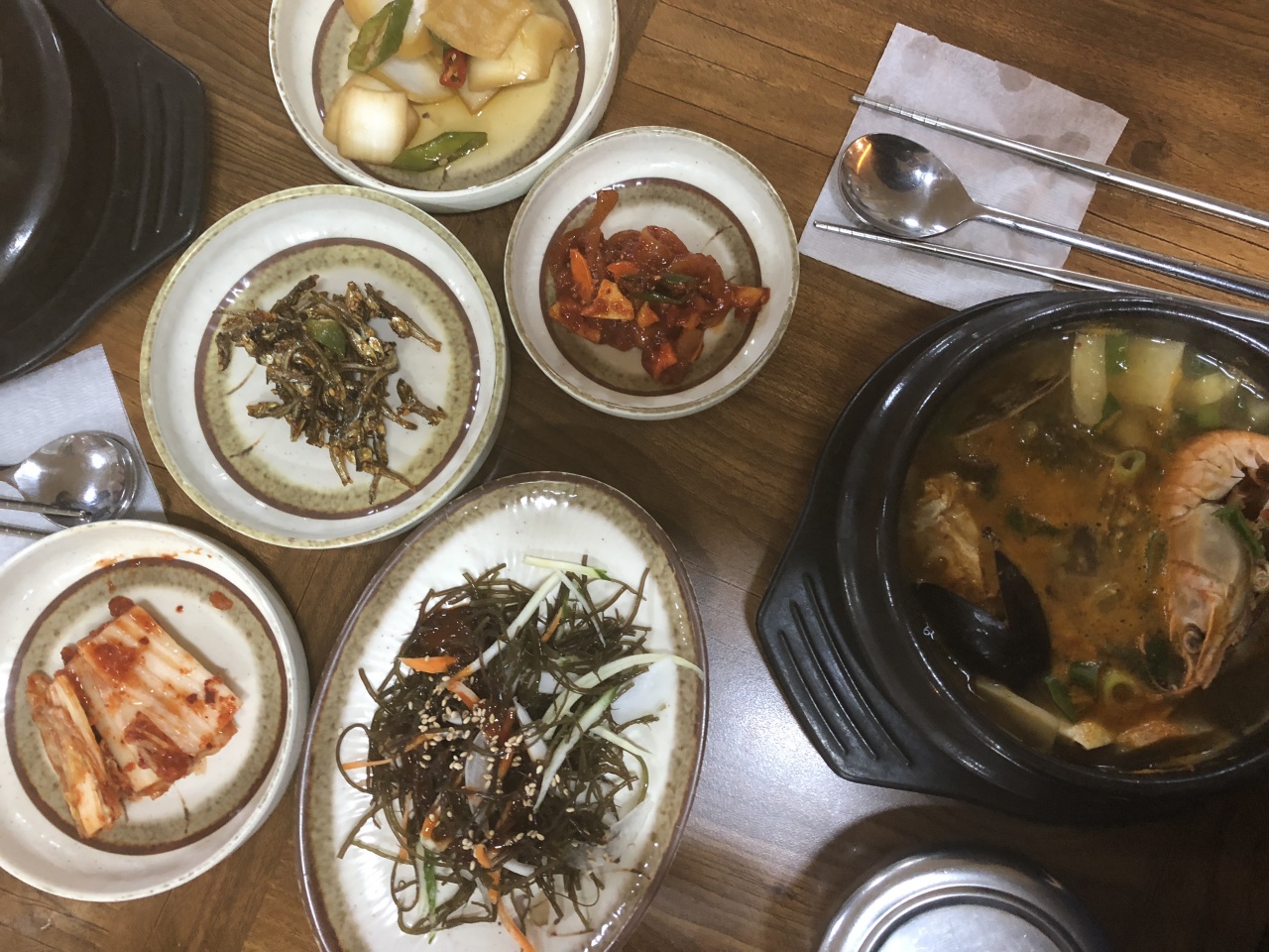 정서방해물뚝배기 매장 방문 후 남겨주신 고객 리뷰 사진입니다.