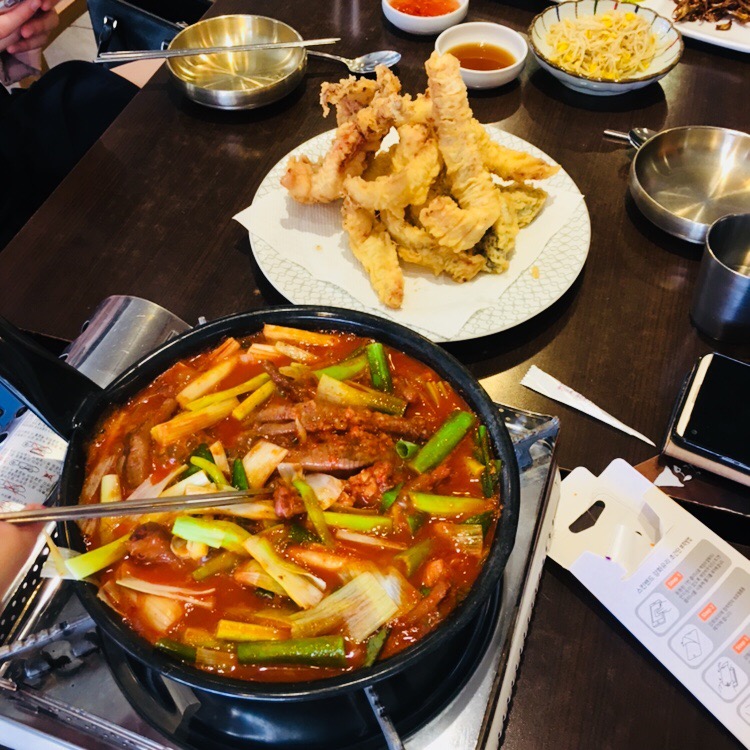 오징어풍경 매장 방문 후 남겨주신 고객 리뷰 사진입니다.