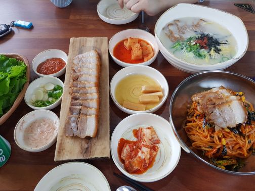 가시아방국수 매장 방문 후 남겨주신 고객 리뷰 사진입니다.