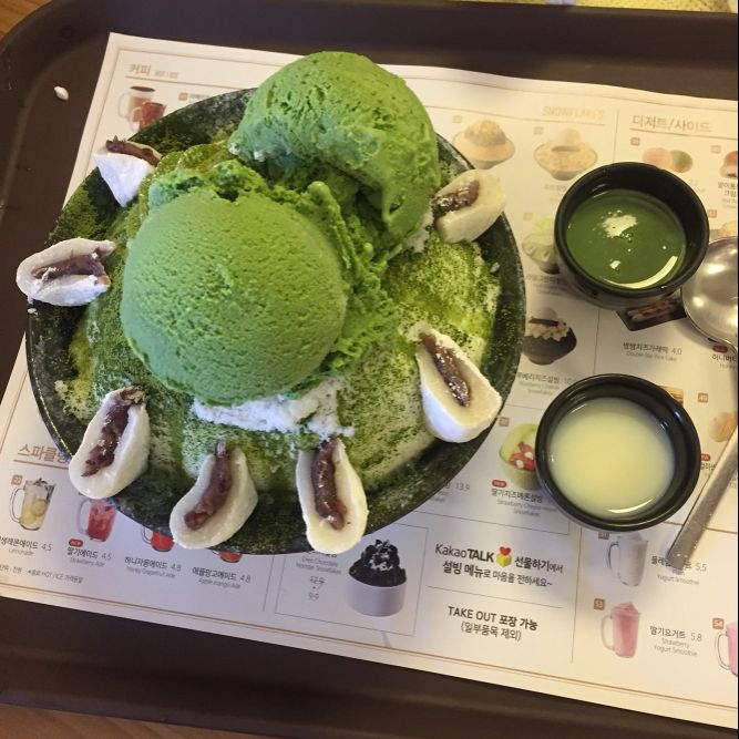 설빙 매장 방문 후 남겨주신 고객 리뷰 사진입니다.