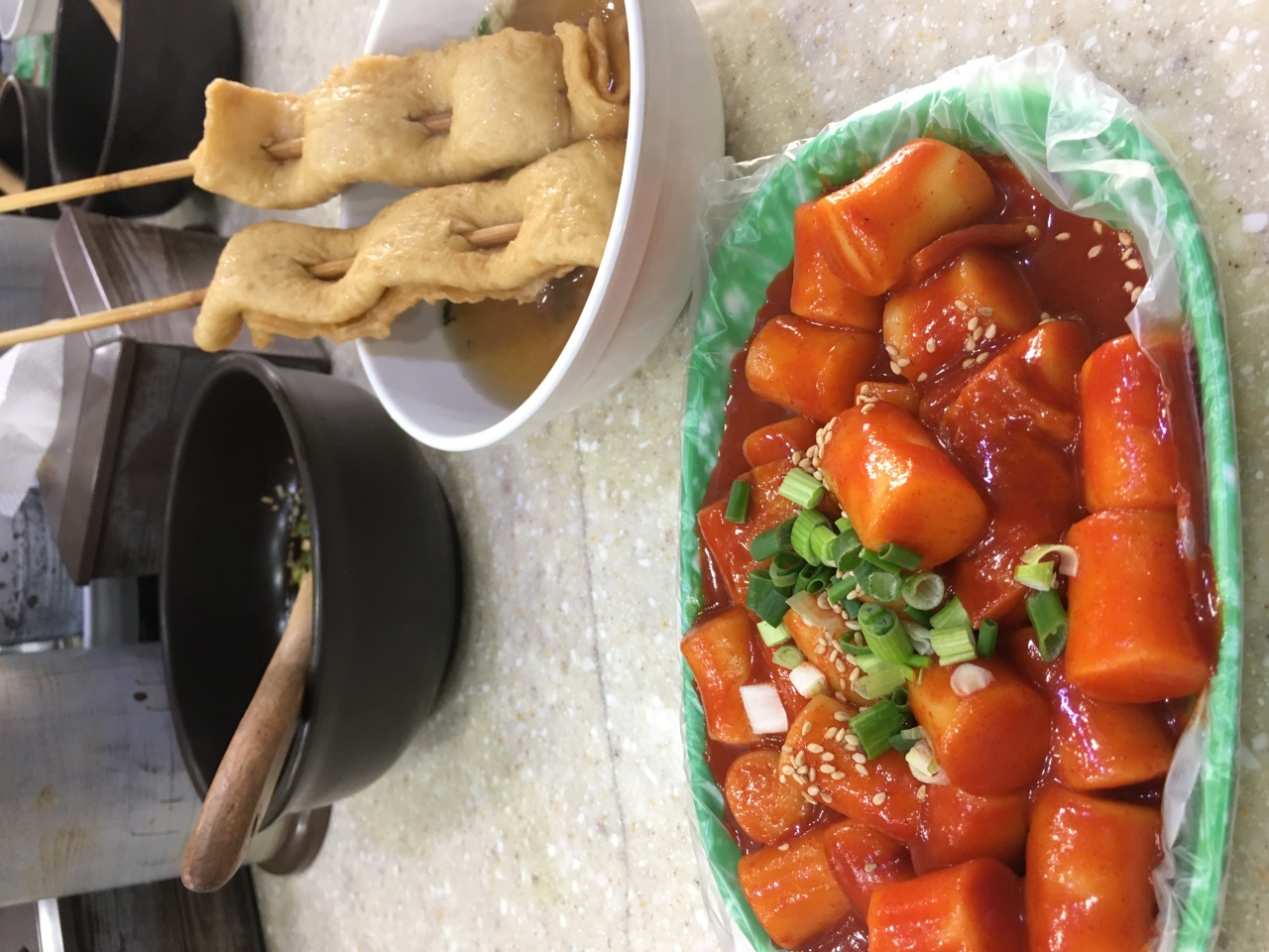나누미떡볶이 매장 방문 후 남겨주신 고객 리뷰 사진입니다.