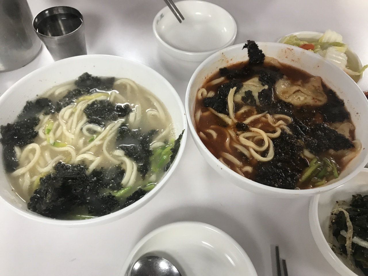 앵콜칼국수 매장 방문 후 남겨주신 고객 리뷰 사진입니다.