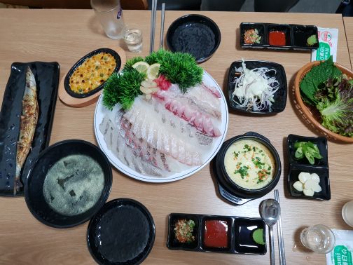 노량해전 노량진횟집 매장 방문 후 남겨주신 고객 리뷰 사진입니다.