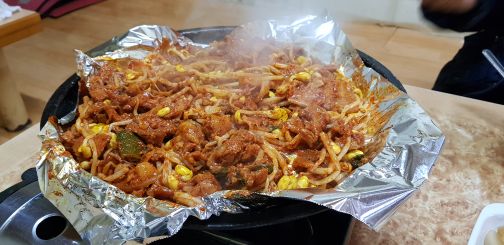 안마을돼지불백 매장 방문 후 남겨주신 고객 리뷰 사진입니다.