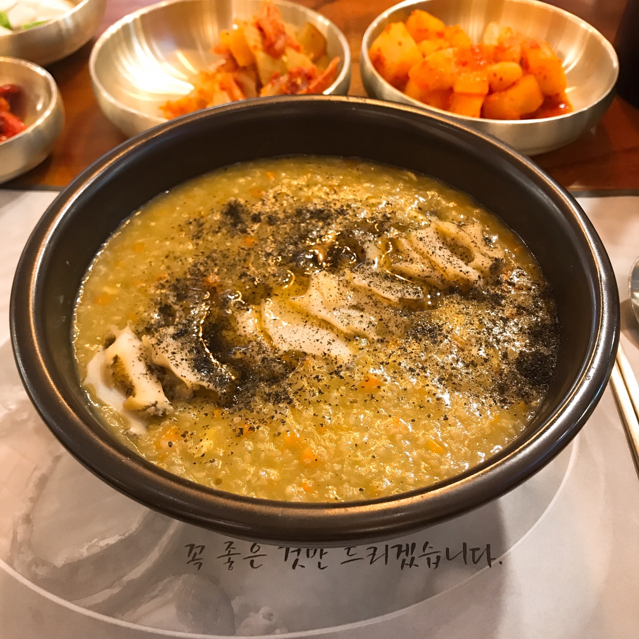진전복삼계탕 매장 방문 후 남겨주신 고객 리뷰 사진입니다.