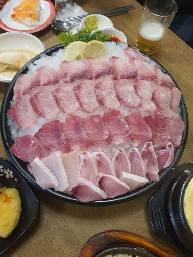 광명수산 매장 방문 후 남겨주신 고객 리뷰 사진입니다.