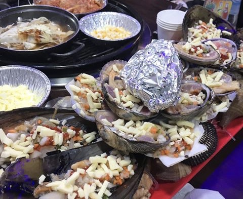 유령치즈조개&활어회 루프탑 매장 방문 후 남겨주신 고객 리뷰 사진입니다.